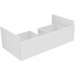 Mobile Sottobanco EDITION 400 PLANNING Con Apertura Sifone 1050 X 344 X 535 Mm Bianco Lucido, Bianco Lucido KEUCO