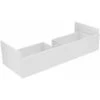 Mobile Sottobanco EDITION 400 PLANNING Con Apertura Sifone 1400x344x535mm Bianco Lucido, Bianco Lucido KEUCO