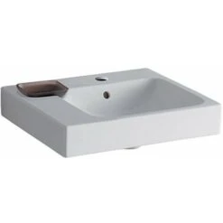 Lavabo Geberit ICon 500x485mm Inclusa Vasca Decorativa Sinistra We