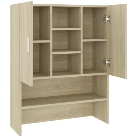 Mobile Per Lavatrice Rovere Sonoma 70,5x25,5x90 Cm VidaXL 7 Mobile Per Lavatrice Rovere Sonoma 70,5x25,5x90 Cm VidaXL - immagine 5