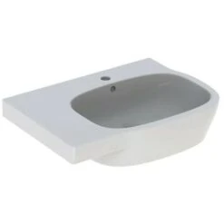 GEBERIT - FANTASIA LAVABO ASIMMETRICO 65 CM. CON RIPIANO D'APPOGGIO A SINISTRA BIANCO 500.879.00.1