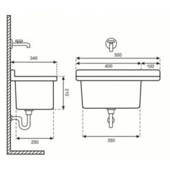 Lavatoio Pilozzo Lavanderia In Resina Per Esterno 50x34 Cm -Villeroyit Negozio 4662286 4