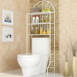 Scaffale Per Bagno Con 3 Ripiani Gabinetto 6534177cm Bianco -Villeroyit Negozio 47300567 3