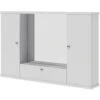 Mobile Bagno Bianco Frassinato 2 Ante, Con Specchio E -Villeroyit Negozio 47353844 1
