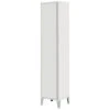 Mobile Colonna Portascopa Bianco Rovere Armadietto Mobiletto Bagno Alto Feridras - Colore: Bianco -Villeroyit Negozio 48586842 1
