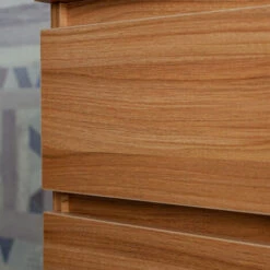 Arche Mobile Bagno 90 Cm Teak Sospeso 2 Cassetti Lavabo E Specchio -Villeroyit Negozio 49468031 4