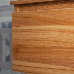 Arche Mobile Bagno Teak 80 Cm Sospeso Con Cassetto Per Lavabo Da Appoggio -Villeroyit Negozio 49468106 4