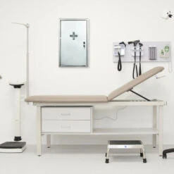 Relaxdays Armadietto Porta Medicinali In Acciaio, Anta A Specchio, 2 Ripiani, Con Serratura, Superficie Lucida, HxLxP: 50 X 30 X 11 Cm, Argento -Villeroyit Negozio 51972109 3