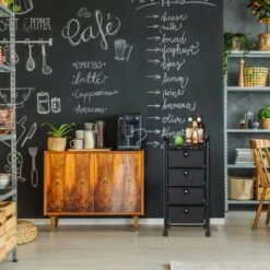 Relaxdays Carrellino Salvaspazio Con 4 Cassetti, Metallo & Plastica, Carrello Porta Trucchi Da Bagno, Multiuso, Argento -Villeroyit Negozio 51980535 3