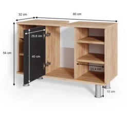 Mobile Lavabo „Fynn Goldkraft/antracite Vicco -Villeroyit Negozio 52053132 3