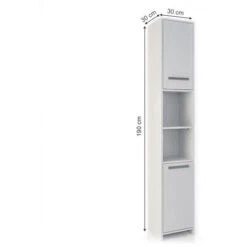 Armadio Alto „Kiko“ Bianco Vicco -Villeroyit Negozio 52053419 3