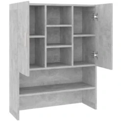 Mobile Per Lavatrice Grigio Cemento 70,5x25,5x90 Cm -Villeroyit Negozio 53428320 5