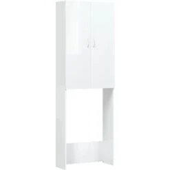 Mobile Per Lavatrice Bianco Lucido 64x25,5x190 Cm -Villeroyit Negozio 53428323 2