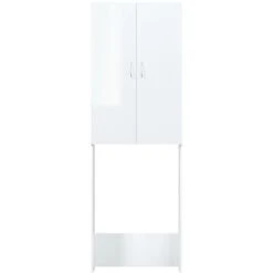 Mobile Per Lavatrice Bianco Lucido 64x25,5x190 Cm -Villeroyit Negozio 53428323 3