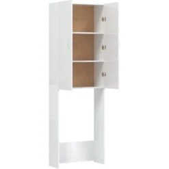 Mobile Per Lavatrice Bianco Lucido 64x25,5x190 Cm -Villeroyit Negozio 53428323 5