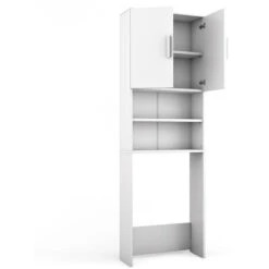 Armadio Per Lavatrice Bianco Vicco