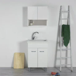 Pensile Bagno O Lavanderia Vano A Vista 57x58 A Due Ante Battente E Vano A Giorno -Villeroyit Negozio 53641920 3