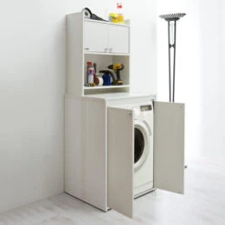 Mobile Pensile Sopra Lavatrice Da Esterno O Sospeso Salva Spazio 65 Cm Con Ante E Ripiani A Vista REGINA In PVC 7 Mobile Pensile Sopra Lavatrice Da Esterno O Sospeso Salva Spazio 65 Cm Con Ante E Ripiani A Vista REGINA In PVC -Villeroyit Negozio 55068563 3