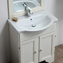 MOBILE DECAPE' BIANCO PER BAGNO CON LAVABO E LAMPADA 65 CM 9 MOBILE DECAPE' BIANCO PER BAGNO CON LAVABO E LAMPADA 65 CM -Villeroyit Negozio 5573314 3
