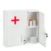 Relaxdays Armadietto Pronto Soccorso Per Medicinali, Cassetta Farmaci Con 5 Scomparti, HLP: 53x53x14,5 Cm, Bagno, Bianco -Villeroyit Negozio 57541953 1