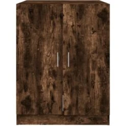Mobile Per Lavatrice Rovere Fumo 71x71,5x91,5 Cm VidaXL -Villeroyit Negozio 58700123 5