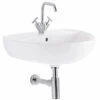 POZZI-GINORI Colibri'2 Lavabo 1/3 Fori A Colonna 55x42 Bianco Codice Prod: 63050000 -Villeroyit Negozio 60052528 1