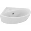 Lavabo Ad Angolo ULYSSE - 48 X 44 Cm - Bianco PORCHER