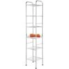 Scaffale Portaoggetti A 6 Ripiani H 170 Cm Design Moderno In Acciaio Cromo -Villeroyit Negozio 6509622 1