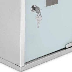 Armadietto Armadio Porta Medicinali Acciaio Inox Vetro Satinato 49 X25 X 12 Cm -Villeroyit Negozio 66360875 4