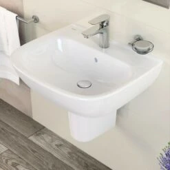 Lavabo Sospeso Lavandino Bagno Ceramica 60 Cm Sanitari Zentrum VitrA -Villeroyit Negozio 67507307 4