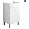 Mobile Bianco Per Lavatoio Serie Mosella Cm42x51x88h