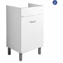 Mobile Bianco Per Lavatoio Serie Mosella Cm42x51x88h