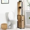 Mobile Da Toilette DETROIT A 2 Ante Con Ripiani Dal Design Industriale