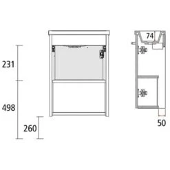 Salgar Micro Mobile E Lavabo 40 Cm 22520 -Villeroyit Negozio 68760190 3