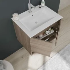 MOBILE BAGNO A PARETE 60 CM CON ANTE E LAVABO VENEZIA -Villeroyit Negozio 69701927 5