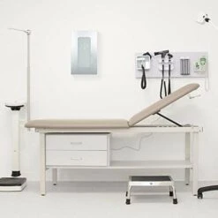 Relaxdays Armadietto Porta Medicinali In Acciaio, Anta A Specchio, 2 Ripiani, Croce Del Primo Soccorso, Superficie Lucida, Inossidabile, Argento, H X L X P: 54 X 32 X 12 Cm -Villeroyit Negozio 70858670 4