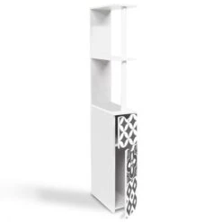 Scaffalatura Per Toilette WILLY A 2 Ante Con Piastrelle In Cemento Grigio -Villeroyit Negozio 71918958 4