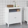 SoBuy Mobiletto Bagno Mobiletto Cucina Mobiletto Ingresso Bianco Con Cassetti Frg204-W -Villeroyit Negozio 7450159 1