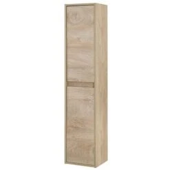 Pensile Bagno Sospeso 140 Cm Rovere Alaska 2 Ante Reversibili Oasi