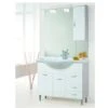 Specchiera Da Bagno Con Pensile Savini Serie Alfa Cm L.100xH.cm105 -Villeroyit Negozio 7838941 1