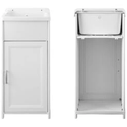 Mobile Lavatoio Salvaspazio 40x38 Con Vasca In Kit Montaggio -Villeroyit Negozio 79255819 5