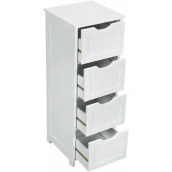 WOLTU Mensole Bagno Portaoggetti Comodino Organizzatore Mobiletto Con 4 Cassetti -Villeroyit Negozio 80878919 5