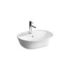 Vitra LAVABO GEO OVAL 55X43XH17CM BIANCO CON FORO MISCELATORE