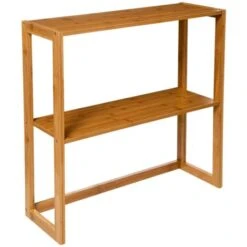 Piccolo Scaffale Modulare A 2 Livelli In Bambù - 5 Five Simply Smart