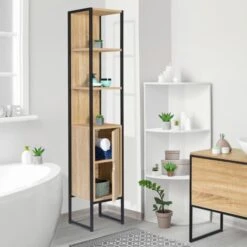 Mobili Bagno Su Piedi Colonna A 1 Anta Dal Design Industriale DETROIT -Villeroyit Negozio 85683928 4