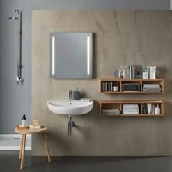 Lavabo Sospeso 50x41xh18 Cm POZZI GINORI - Geberit - In Ceramica - Con Foro Troppopieno -Villeroyit Negozio 88026308 3