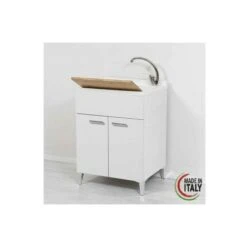 Lavatoio Stella Bianco, 60x50x83cm