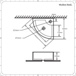 Hudson Reed Belstone Lavabo Da Appoggio O Murale Angolare Ceramica – 460 X 320 Mm -Villeroyit Negozio 8942803 4