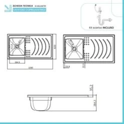 Mobile Lavatoio Lavatrice 109x60 Cm In Pvc Bianco Con Vasca Lavapanni A Sinistra 9 Mobile Lavatoio Lavatrice 109x60 Cm In Pvc Bianco Con Vasca Lavapanni A Sinistra -Villeroyit Negozio 9003492 3