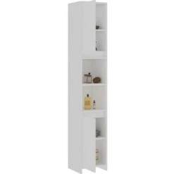 Armadio Da Bagno Mobili Bagno - Bianco 30x30x183,5 Cm In Truciolato -Villeroyit Negozio 90446518 4